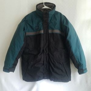 Columbia / LL Bean Ski Jacket Parka Black & Green